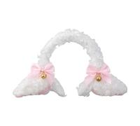 YAOGUI Plush Lamb Girls Headbands Furry Cartoon Animal Ears Hair Hoop Furry Hair Accessories Party Costume Photo Props Headdress