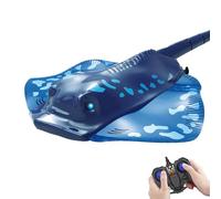 YAOGUI Realistic Devil Ray Swimming Fish Toy 2.4G Remote Control Swimming Robot Fish Toy For Children Pool Lake Remote Control For Pools Lakes