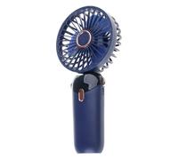 YAOGUI Rechargeable Handheld Portable Fan Air Conditioners Portable Small Pocket Fan 6 Speed Digital Display For Travel USB