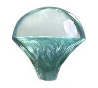 YAOGUI Shimmering Resin Cocktail Rings Glossy Inner Coating 8 Size Adjustable Fit Trendy Accessory For Parties And Everyday Use Versatile For Outfits