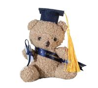 YAOGUI Stuffed Bear Toy For University Graduation Party Cute Bear Graduation Stuffed Bachelors Party Souvenir Toy