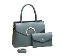 YAOGUI Stylish 2pcs Handbag Set For Women Large Capacity Shoulder Purse PU Leather Crossbody Bag Top Handle Purses PU Leather Satchels