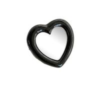 YAOGUI Stylish Heart Pattern Phone Holder With Glass Multifunctional Heart Shaped Stand For On The Go Makeup & Media Viewing Small Phone Grip