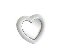 YAOGUI Stylish Heart Pattern Phone Holder With Glass Multifunctional Heart Shaped Stand For On The Go Makeup & Media Viewing Small Phone Grip