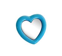 YAOGUI Stylish Heart Pattern Phone Holder With Glass Multifunctional Heart Shaped Stand For On The Go Makeup & Media Viewing Small Phone Grip