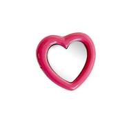 YAOGUI Stylish Heart Pattern Phone Holder With Glass Multifunctional Heart Shaped Stand For On The Go Makeup & Media Viewing Small Phone Grip