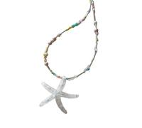 YAOGUI Stylish Starfishes Pendant Necklace Animal Pendant Jewelry Cool Children Accessories Chain Necklace For Children And Girls Fashion Accessories