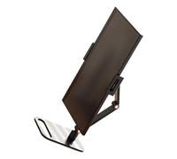 YAOGUI Tablet Stand Holder For Tablet Height Adjustable Stand Monitor For Desk Tablets Smartphone Square Base Replacement Heavy Duty Portable Monitor Desktop Mount