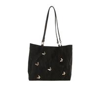 YAOGUI Trendy PU Leather Shoulder Bag With Butterfly Detail Large Capacity Handbag Zippered Solid Color Underarm Bag For Women Large Capacity Shoulder