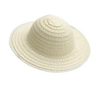 YAOGUI Unfinished Soft Rattan Paper Hat Unpainted Hats For Kid Adult Handmade Art Craft Project Sewing Accessories Holiday Craft