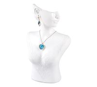 YAOGUI Unique Resin Jewelry Bust Stand Home Jewelry Organizers Resin Necklace Stand Suitable for Necklace and Earring Display