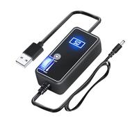 YAOGUI USB To 5.5x2.1mm 50 Speed Controller Adjustable Fan Controller With Temperature Display For Blower Motor Cooling Fan USB Motor Speed Regulator With LED Temperature Screen