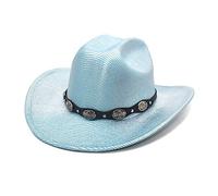 YAOGUI Vacation Cowboy Hat Glitters Disco Surprise Girl Boys Cowgirl Hat For Carnivals Music Festival Men's Western Cowboy Hat