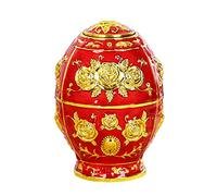 YAOGUI Vintage Toothpick Dispenser Box Organizer European Luxury Automatic Toothpick Holder Fashion Metal Automatic Holder