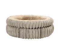 YAOGUI Washable Round Shape Cats Bed For Indoor Cats And Kittens Soft Plush Bed With Detachable Cushion For Pet Sleep Round Pet
