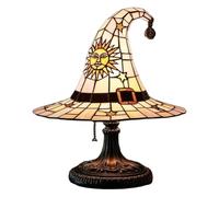 YAOGUI Witch Hat Table Lamp Resin Night Light Decorative Bedsides Lamp Nightstands Light For Kids Room Living Room Decoration Witch Hat