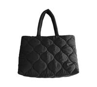 YAOGUI Women Armpit Bag Quilted Handbag Large Capacity Shoulder Bag Top Handle Shopping Commuting For Daily Women Puffer Large Capacity Handbag Quilted Armpit Simple Shoulder