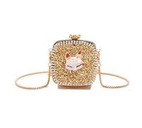 YAOGUI Women Chain Bag Glittering Square Bag Rhinestones Shoulder Stylish Crossbody Acrylic Dating For Party Women Evening Rhinestones Crossbody Stylish Dating Shoulder