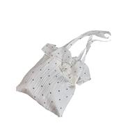 YAOGUI Women Shoulder Bag Ruffled Waved Point Armpit Bag Reusable Handbag School Large Capacity Shopping For Daily Ruffled Waved Point Handbag Women Armpit Large Capacity Shoulder