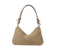 YAOGUI Women Summer-Beach Bag Large Capacity Handbag Seaside Tote Bag Fashion Straw Woven Shoulder Bag Students School Bag Women Straw Woven Shoulder Bag Ladies Beach-bag Students Tote School Bag