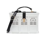 YAOGUI Women Vintage Acrylic House Shaped Clutch Box Shoulder Bag Elegant Evening Crossbody Handbag Top Handle Purse House Handbag
