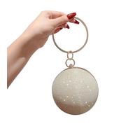 YAOGUI Women's Fashion Handbag Sparkling Round Ball Evening Bag Shoulder Bags For Elegant Evenings And Weddings Wedding Party Purse