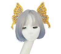 YAOGUI Woodlands Headpiece Featuring Pearls Part And Delicate Wing Hair Accessory Suitable For Renaissances Event Gothic Fairys Costume Headband
