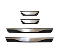 yaohaishao 4 Pieces Automotive Stainless Steel Door Sill Strips for Land Rover Range Rover Sport 2018-2023 2024,Car Door Kick Plates Scuff Guard Threshold Styling Decoration Accessories