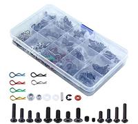 Yaohappy RC Screws Kit 500pcs with Magnetic Screw Tray for Traxxas Tamiya Axial Redcat HPI SCX10 Losi 1/8 1/10 RC Cars Crawler Parts