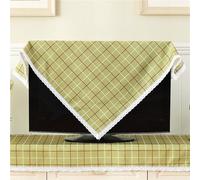 YAOHY Indoor Televisions Dust-proof TV Cover, Fabric Cloth Protector Cover Painting Led Lcd Durable TV Dust Cover TV Protective(Green,19-24 inch)