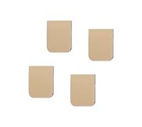 YAOHY Leather Magnetic Bookmarks Clips Portable Minimalist Multi Piece Book Page Decoration Book Marks for Reading Faux Hand Personalized Bookmark(Cream)