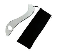 YAOHY Muscle Scraper Tool Fascia for Soft Tissue, Multifunctional Metal Gua Sha Facial Tools with Travel Pouch, Guasha Tool for Physical Therapy Release(B)