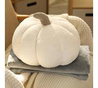 YAOJIWANG Boucle Pumpkin Cushion Autumn Decoration Pumpkins Throw Pillow Stuffed Fluffy Plush Toy 2023 Halloween Pumpkin Decorative Pillow Cushion Home Decoration Party Favors (20cm)