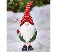 YAOJIWANG Christmas Yard Signs Metal Gonks Gnomes Garden Decor Large Christmas Decorations Sale Clearance Funny Gnomes Ornaments with Metal Stakes Outdoor Winter Lawn Decoration