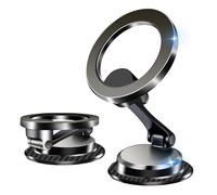 YAOKEEP Magnetic Car Phone Holder for Magsafe [2800gf Strongest Magnetic] 360° Adjustable Car Phone Mount,Phone Holders for Your Car Dashboard,Car Mount for iPhone 16 Pro Max 15 14 13 12 Plus (Black)