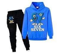 Yaokilyly 67 MEME Boys Girls Six Seven Jumper and Jogger 2Pcs Sets Tracksuits Kids Hoodie (Navy Blue,9 Years)