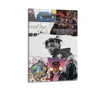 YAOLEXIA Death Race for Love Juice WrldPoster Art Figure Decorative Wall Art Metal Poster Classic Vintage Decorative Poster Canvas Print Home Aesthetic Decoration12x18inch(30x45cm) Frame-style-28