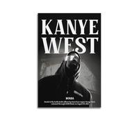 YAOLEXIA Kanye WestPoster Art Figure Decorative Wall Art Metal Poster Classic Vintage Decorative Poster Canvas Print Home Aesthetic Decoration12x18inch(30x45cm) Unframe-style-36