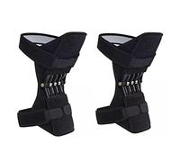 Yaoliucp 1 Pair Power Lift Joint Support Knee Brace Pad Rebound Spring Force Running Leg Band Knee Brace