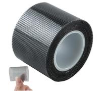 Yaoliucp 2 Rolls Screen Repair Tape, 197x2 Self-Adhesive Screen Tape Mesh Repair, Strong Adhesive Fine Mesh Cuttable Tear-Resistant Window Kit for Doors, Window