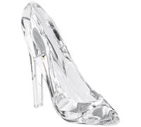 Yaoliucp Cinderella Glass Slipper Acrylic Crystal High Heels Shoes Ornament Crystal Shoe Decorative Womens High Heels for Wedding and Birthday