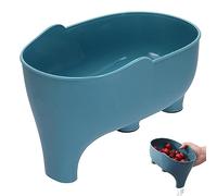 Yaoliucp Elephant Sink Drainer Basket Cute Animal Kitchen Colander Strainer Drain Basket Multifunctional Dish Drainer for Draining Fruits Vegetable, Kitchen Strainer