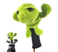 Yaoliucp Golf Club Head Cover Cute Animal-Shaped Golf Head Covers Plush Driver Headcover Protective Decorative 16x6 Inch Golf Club Covers, Golf Gifts, Turtle, Golf Club Head Cover