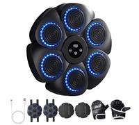 Yaoliucp One Punch,Music Boxing Machine,Boxing Machine Wall Mounted Music, For Adults & Kids, Beat Sync Technology, Home Workout Fitness Trainer, Indoor Gym Boxing Equipment