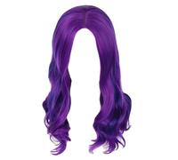 Yaoliucp Purple Wig Mixed Blue Long Curly for Kids Girls Purple Hair Wig Funny Halloween Cosplay Prop Wigs for Women Performance Party Singing Accessories Hair