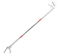 Yaoliucp Snake Grabber Tool 50" 3 Sections Snake Grabber Stainless Steel Snake Tongs with Serrated Tooth Heavy Duty Portable Snack Stick for Eel, Fish, Reptile, Snake Grabber Tool