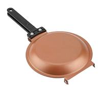 Yaoliucp Steel Double Sided Omelette Pan - Nonstick Copper Easy to Flip Maker for Fluffy Pancakes and Omelets