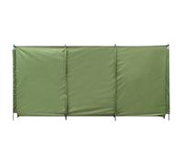 Yaoliucp Wind Blocker 4.6x9.8 Feet Oxford Cloth Beach Wind Blocker Set with Support Pole, 3 Sections Sun Shelter Lightwieght Privacy Screen for Camping Beach Trips Sunbathing