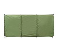 Yaoliucp Wind Blocker 4.6x9.8 Feet Oxford Cloth Beach Wind Blocker Set with Support Pole, 3 Sections Sun Shelter Lightwieght Privacy Screen for Camping Beach Trips Sunbathing, Privacy Screen