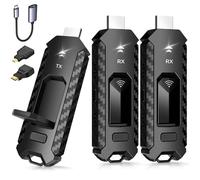 YAOMAISI Wireless HDMI Transmitter and 2 Receivers, Extender Kit for Multiple Screens - Sync Phones, PC, Camcorders, PS4/5 and Other HDMI Devices